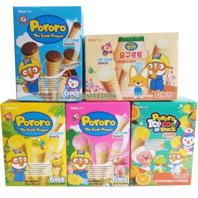 

Stok terbaru Pororo bing bing ice cone 54 gr