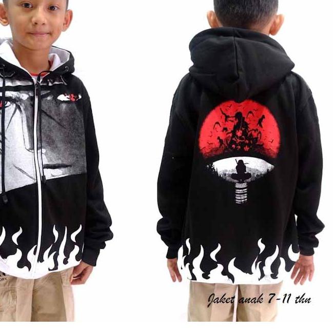 ⅎ JAKET ANAK ITACHI / JAKET ANIME ANAK / JAKET NARUTO ←