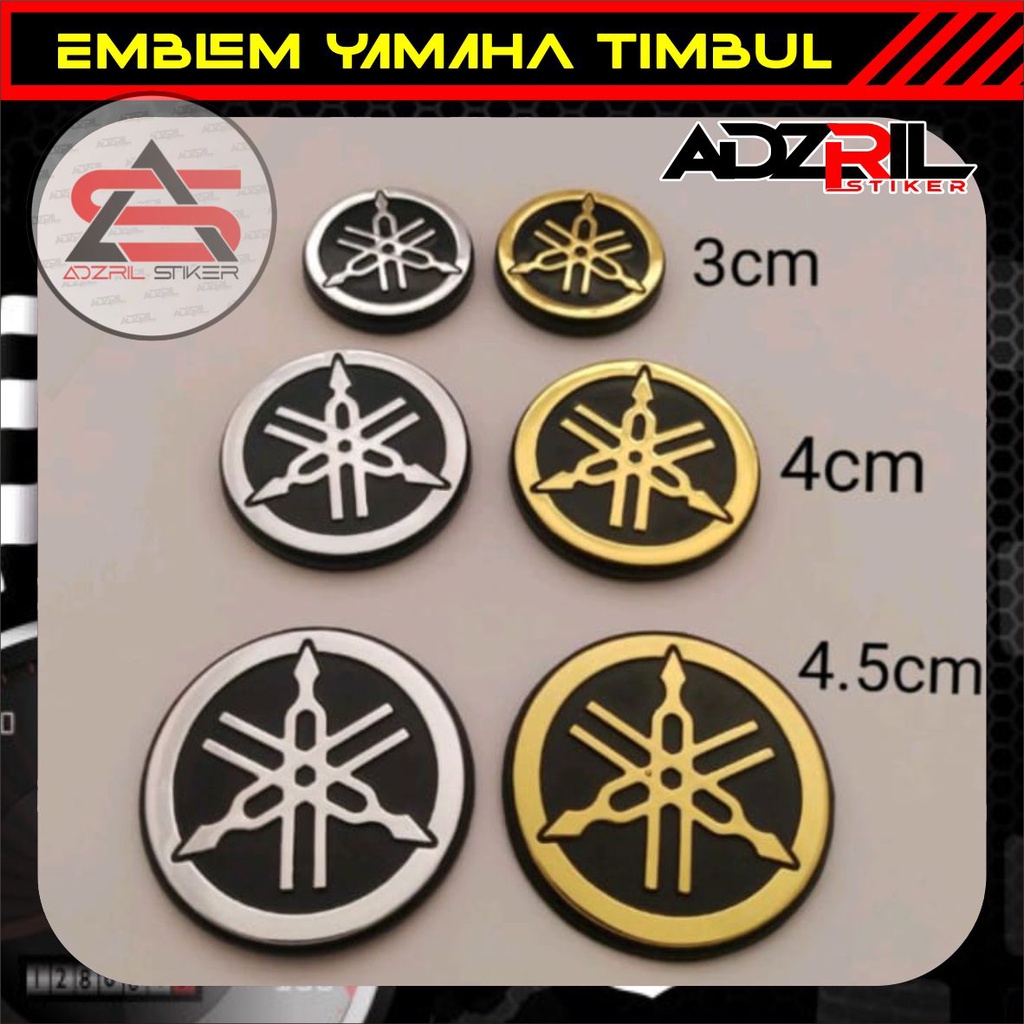 EMBLEM TIMBUL  LOGO YAMAHA GARPUTALA /EMBLEM YAMAHA BYSON/ EMBLEM YAMAHA MIO/ EMBLEM YAMAHA N-MAX/ E