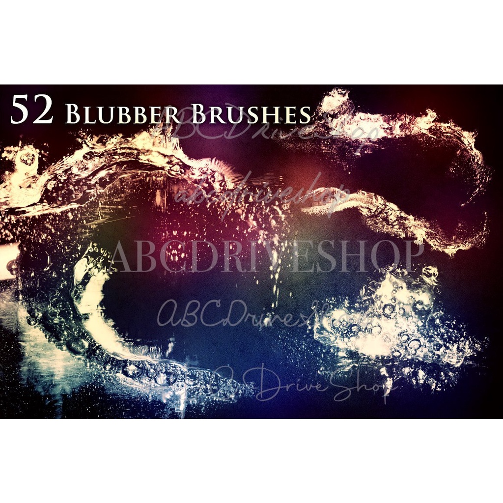 Procreate Brush - 52 Blubber Brushes