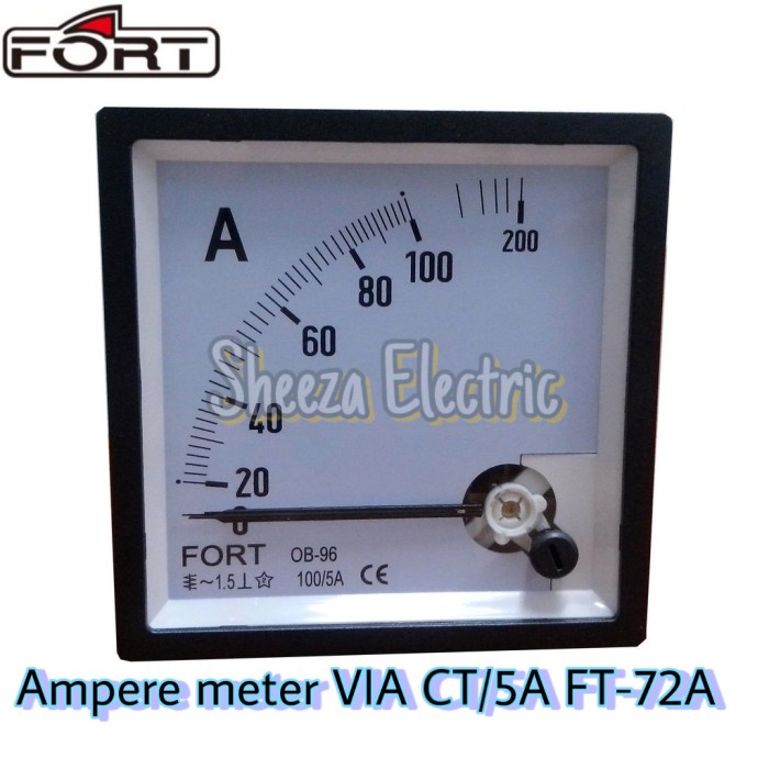 Ampere Meter Fort VIA CT/5A FT-72A