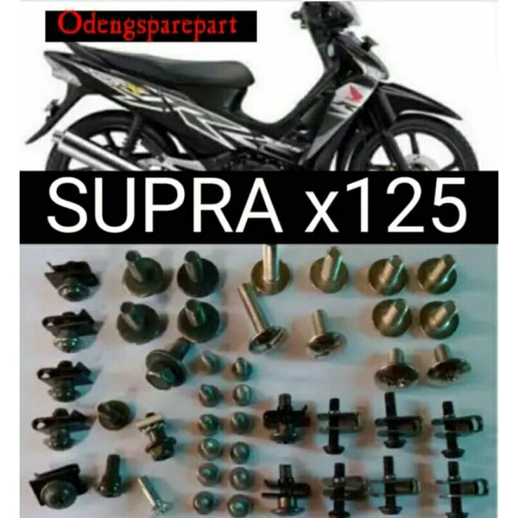 Baut cover body motor honda supra x125