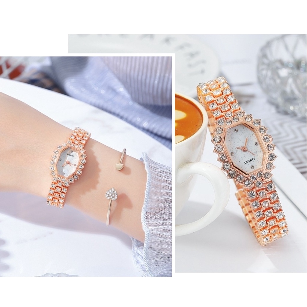 JAM TANGAN WANITA RANTAI GOLD MEWAH PESTA BULAT CAPELA DIAMETER KECIL JAM120G1 DIAMOND ELEGANT KOREA KEKINIAN REMAJA PREMIUM CEWEK MURAH BRANDED