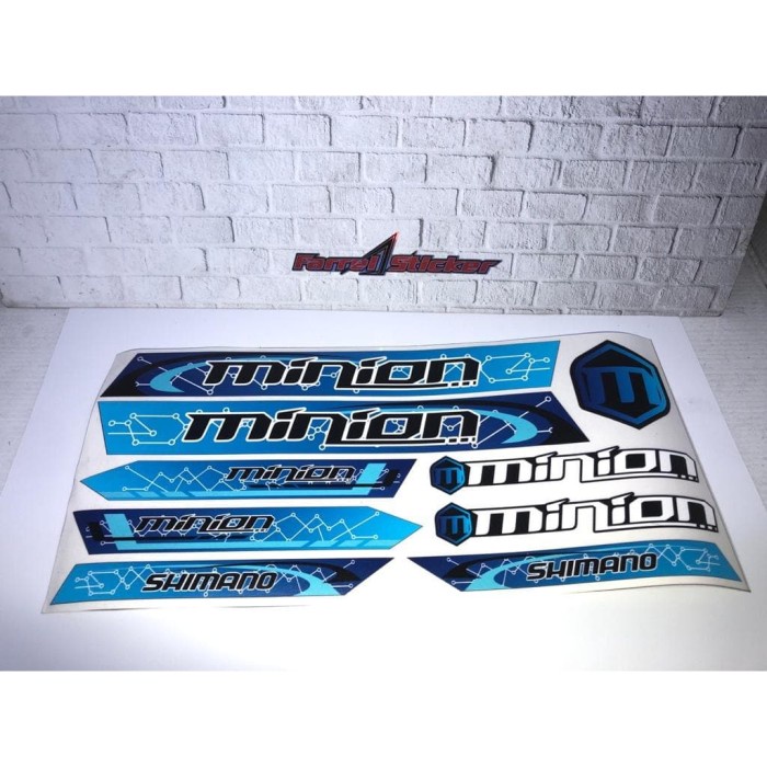 stiker sepeda sticker decal MINION