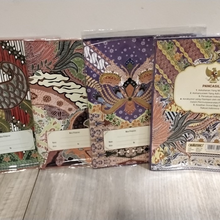 

,,,,,,,] Sampul batik uk.buku tulis