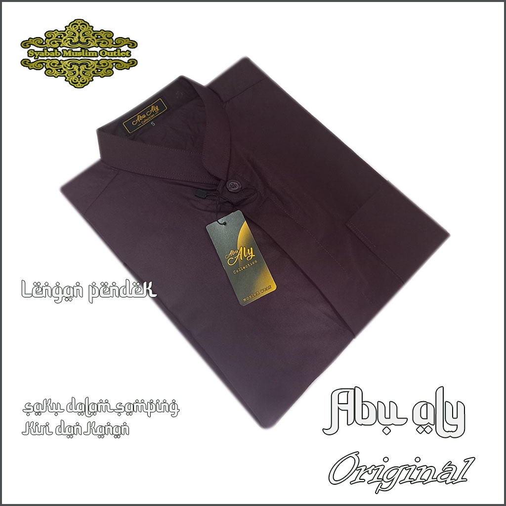 koko lengan pendek merk Abu Aly by Ammu collection size S