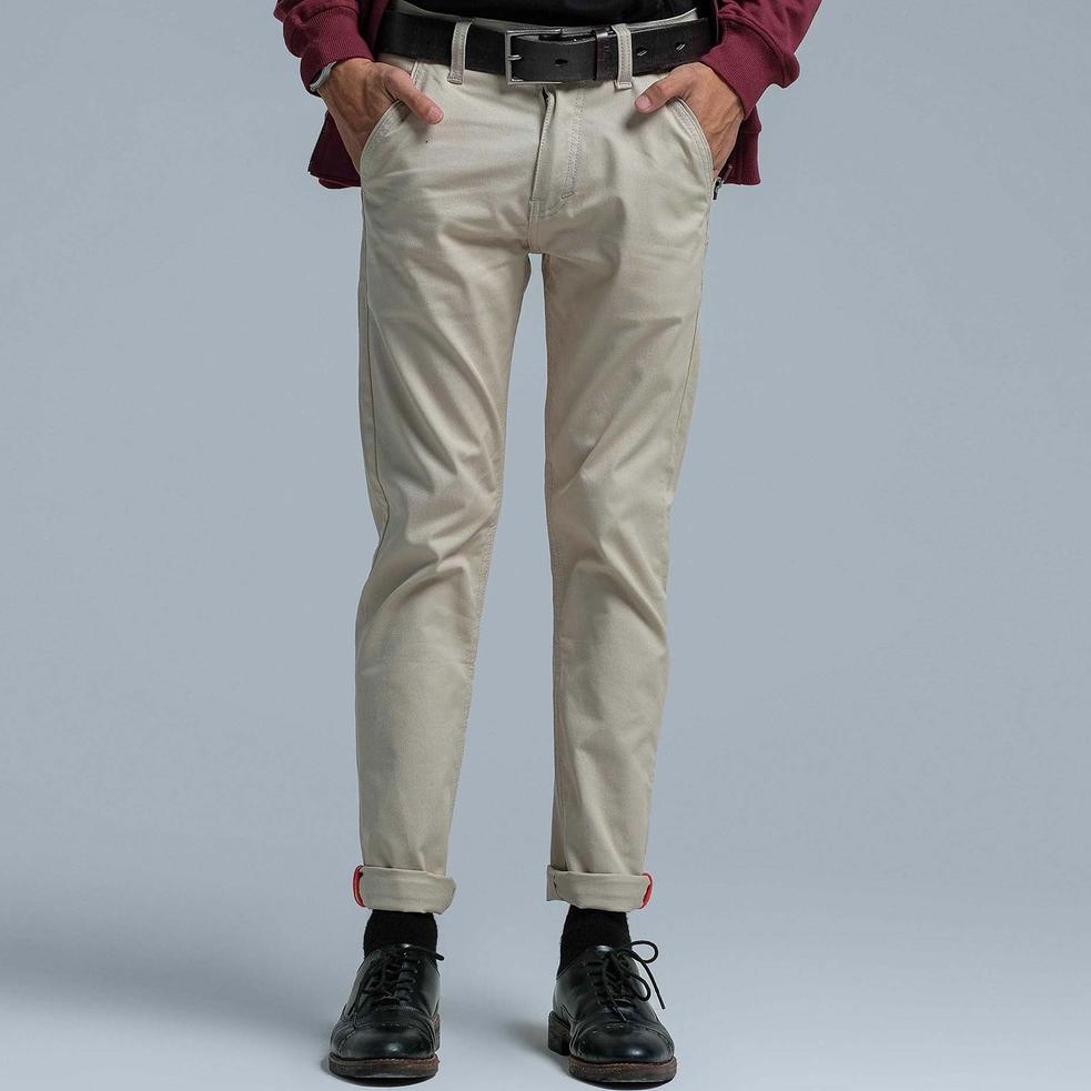 BOOMING JB Long Chino Basic Cream