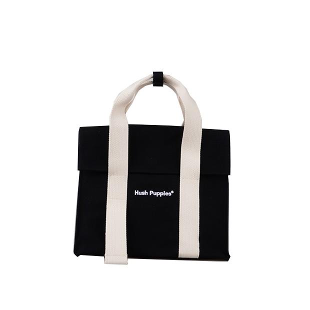 HARGA SPESIAL Hush Puppies Tas Wanita Wanita Canvas Flap Bag Black