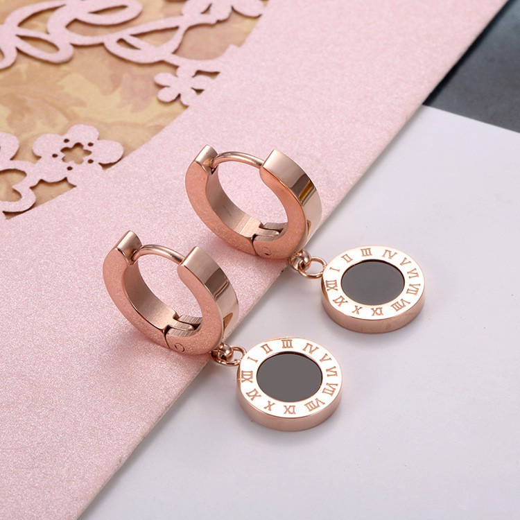 Anting hoop Titanium stainless steel 316L harga grosir bisa bayar di tempat