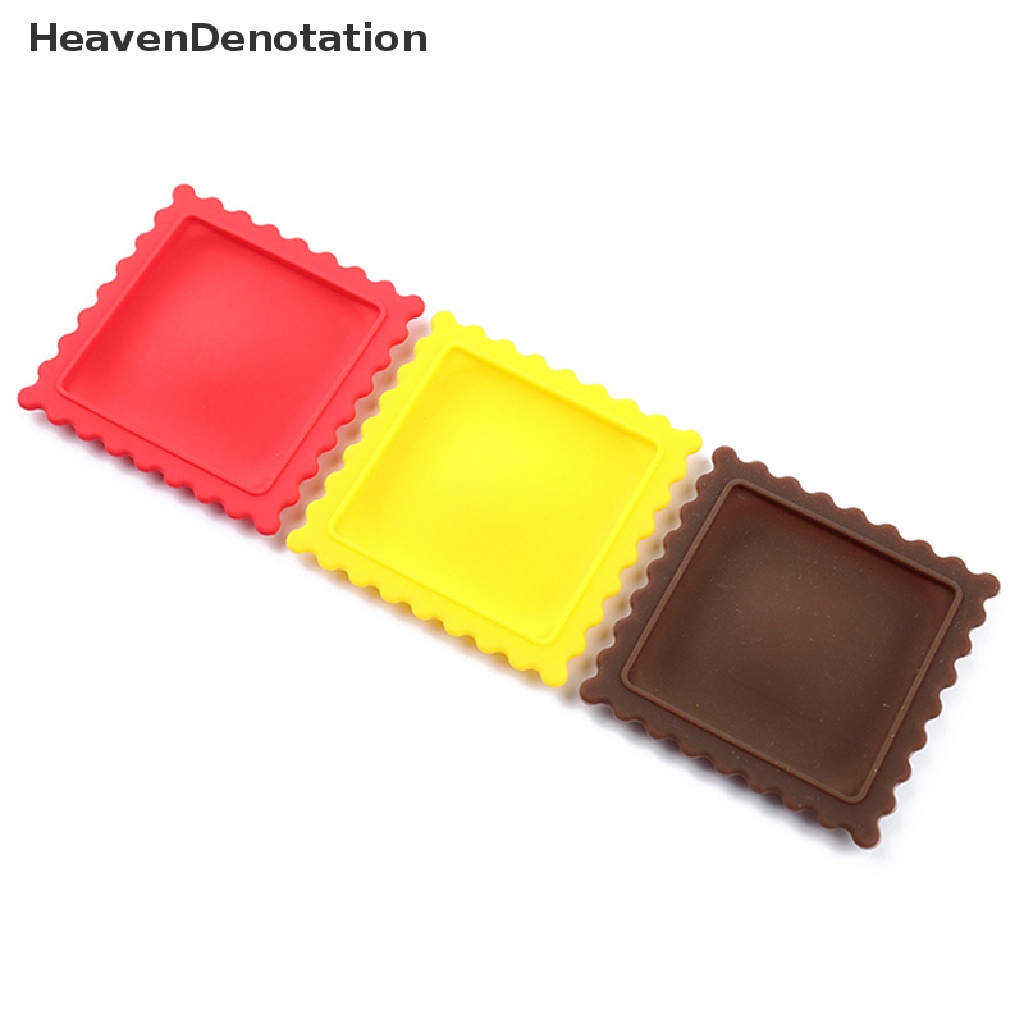 [HeavenDenotation] Alas Sendok Insulasi Silikon Bentuk Biskuit Tahan Panas Placemat Coaster Pad HDV