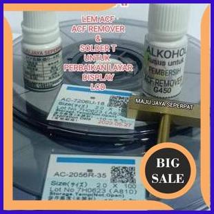 

parts satu paket produk terlaris - bisa cod - mata solder T + lem perekat konduktif acf ac