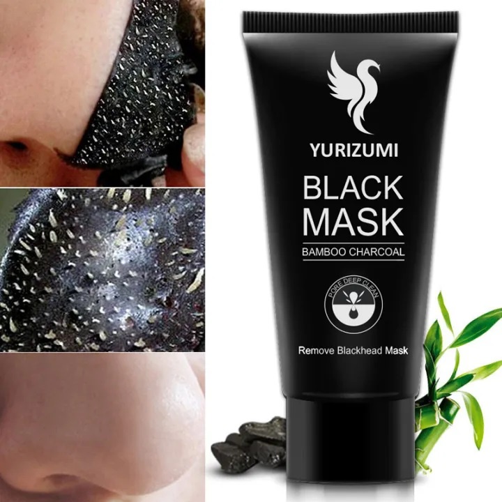 Hope Store - Makser Komedo Black Mask By Yurizumi Masker Wajah Pembersih Komedo Dan Jerawat