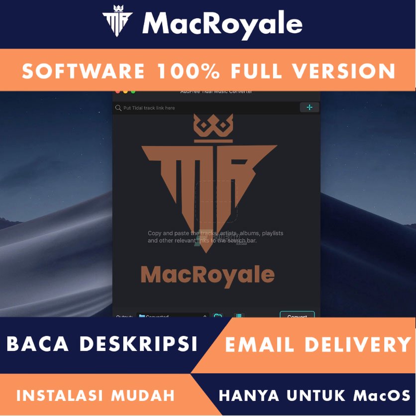 [MacOS] AudFree Tidable Music Converter Full Version Lifetime Full Garansi
