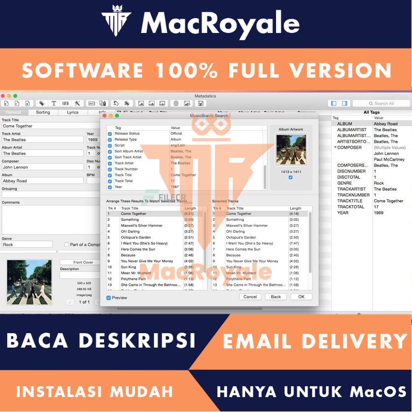 [MacOS] Metadatics Full Version Lifetime Full Garansi
