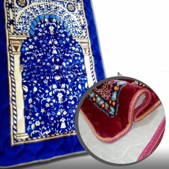 ✮ sajadah tebal halus empuk sajadah tebal luxor sajadah besar busa sajadah turki sajadah afgani turk
