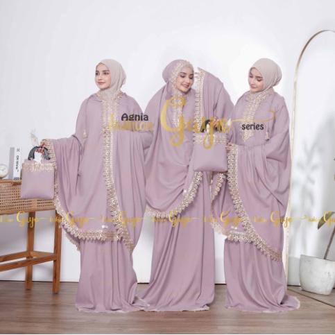 MUKENA 2 IN 1 AGNIASERIES MUKENA GAYO 2 IN 1 FASHION GAYO