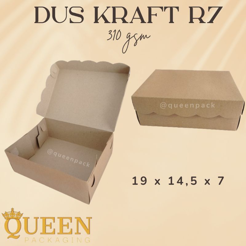 

DUS KRAFT R7 310 GSM | BOX KRAFT R7 310 GSM | SNACK BOX | KARDUS KUE BASAH | KARDUS JAJAN | KARDUS DUPLEX
