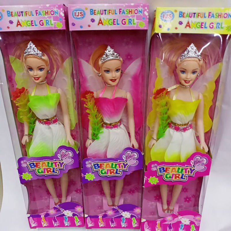 Boneka Charming Bersayap/ Mainan Anak Boneka Barbie Sayap