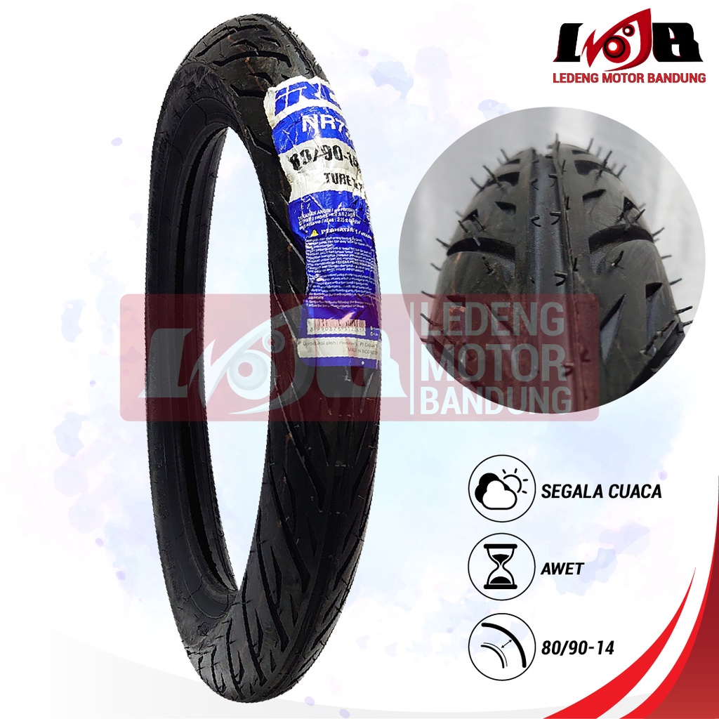 IRC NR73T 80/90-14 Ban Luar Tubetype Motor Bebek Ring 14 Depan Belakang