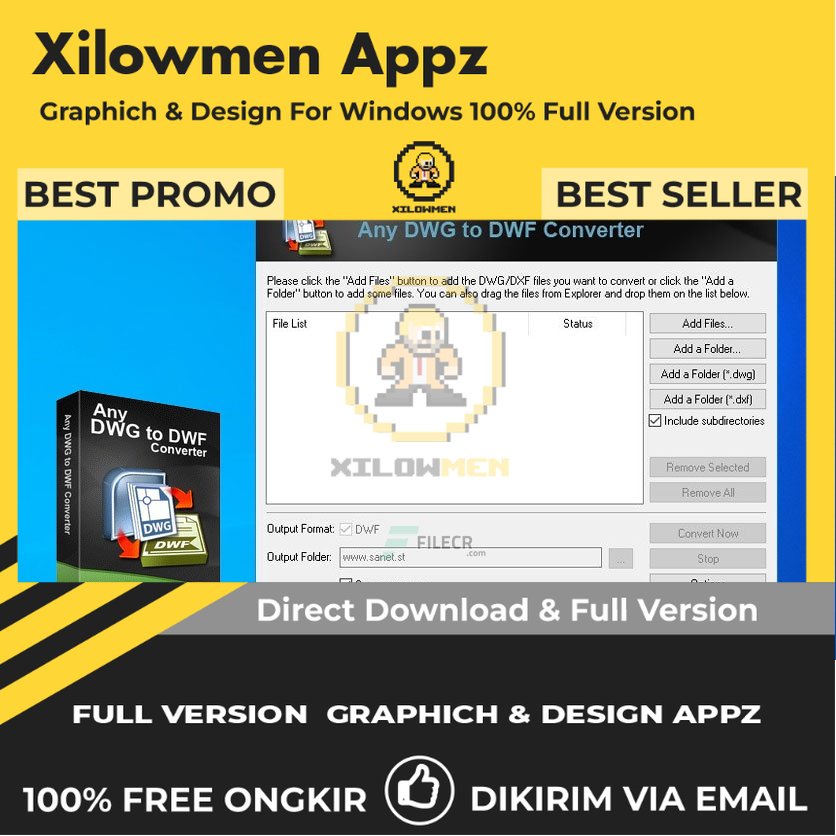 [Full Version] Any DWG to DWF Converter 20 Pro Design Graphics Lifetime Win OS
