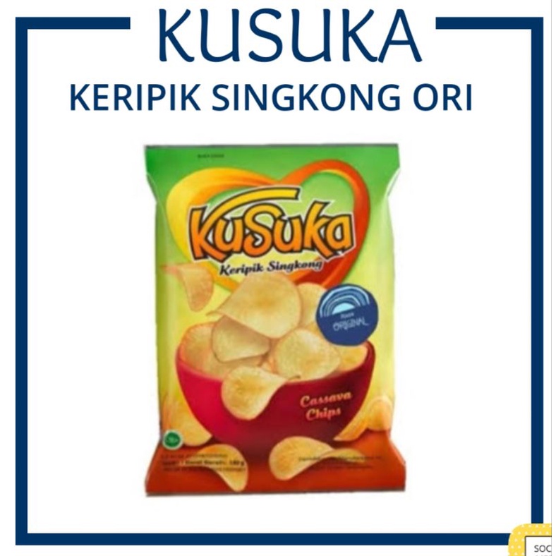 

Kusuka Keripik Singkong Varian Ori 180 gr