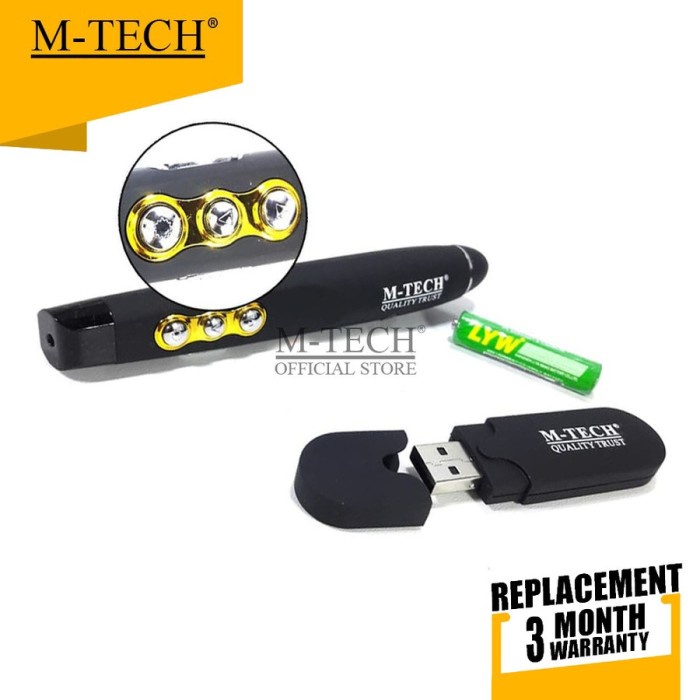 M-Tech Wireless Presenter VP-810 Laser Pointer