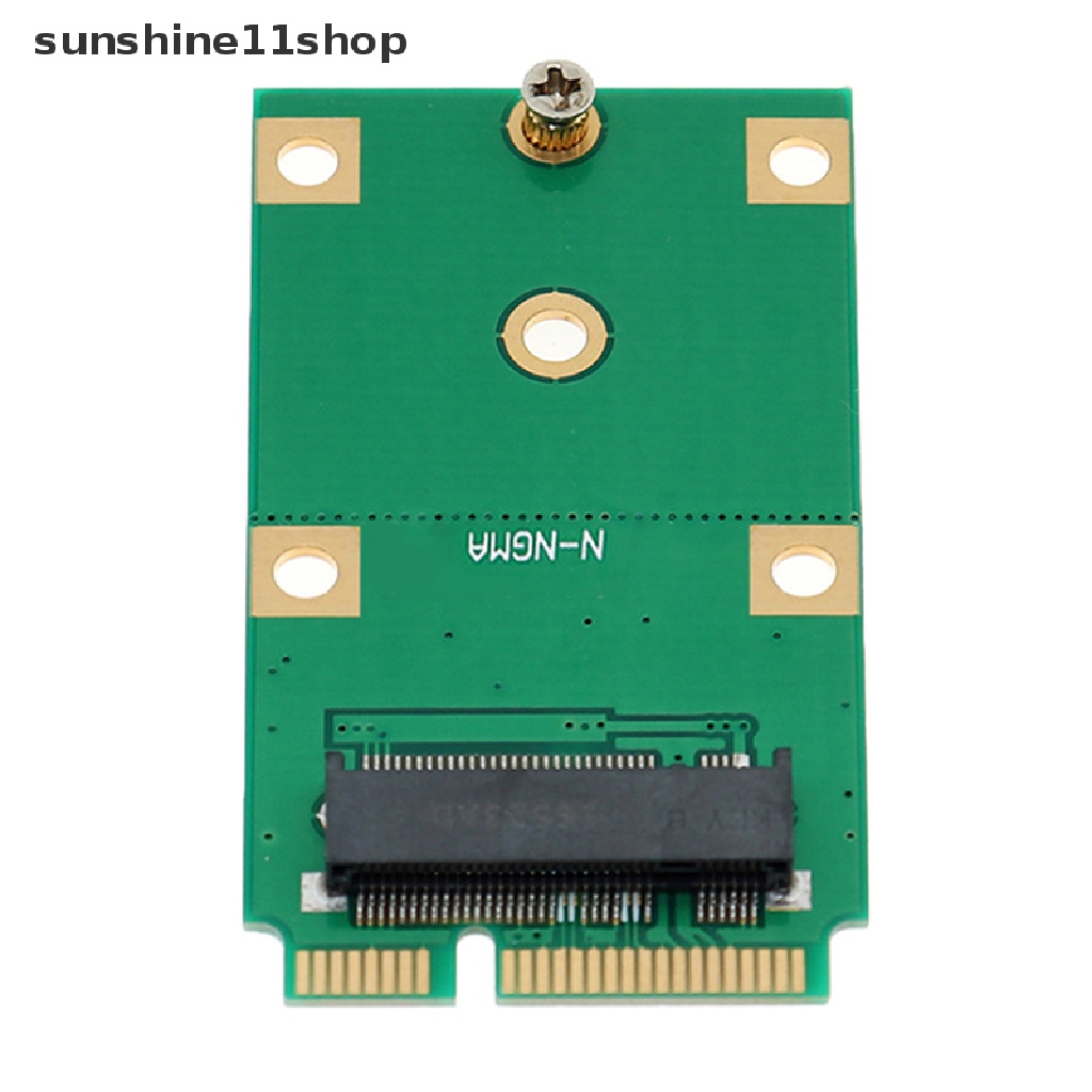 Sho MINI PCI-E 3.0 SSD To NGFF M.2 SATA Interface Adapter Card Kartu Konverter Adaptor PCIE MINI N