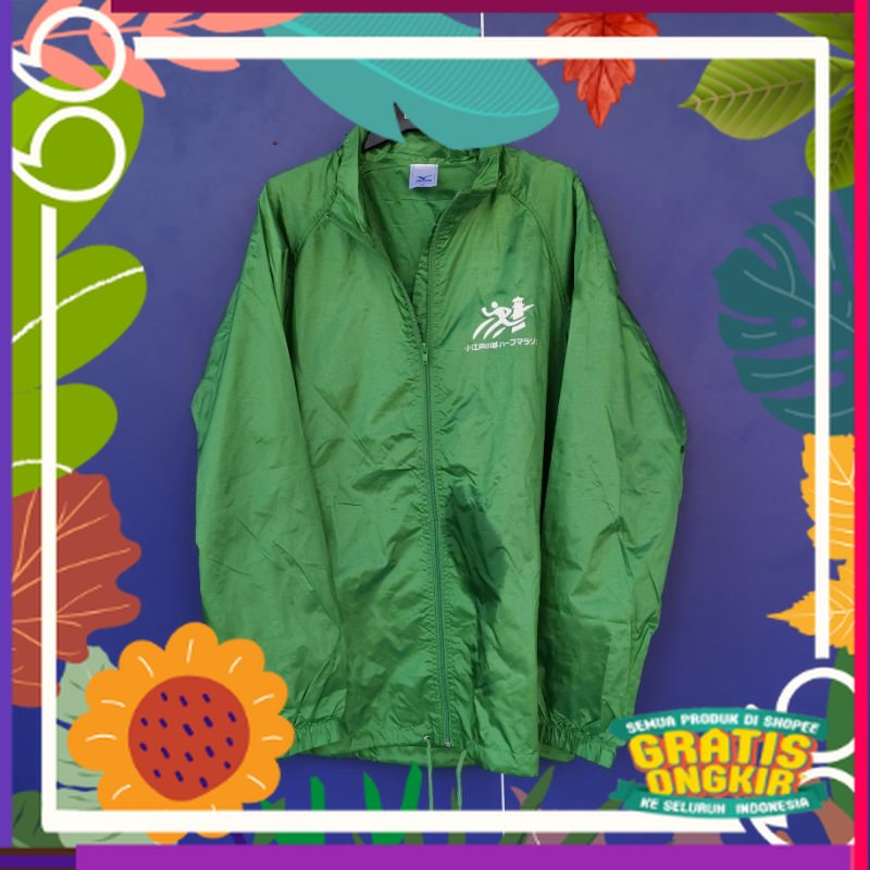 PROMO CUMA 30 RIBU (NON VOUCHER) JAKET RUN SENAM ZUMBA JOGGING HARINGTON CASUAL 02 BERBAHAN PARASUT 