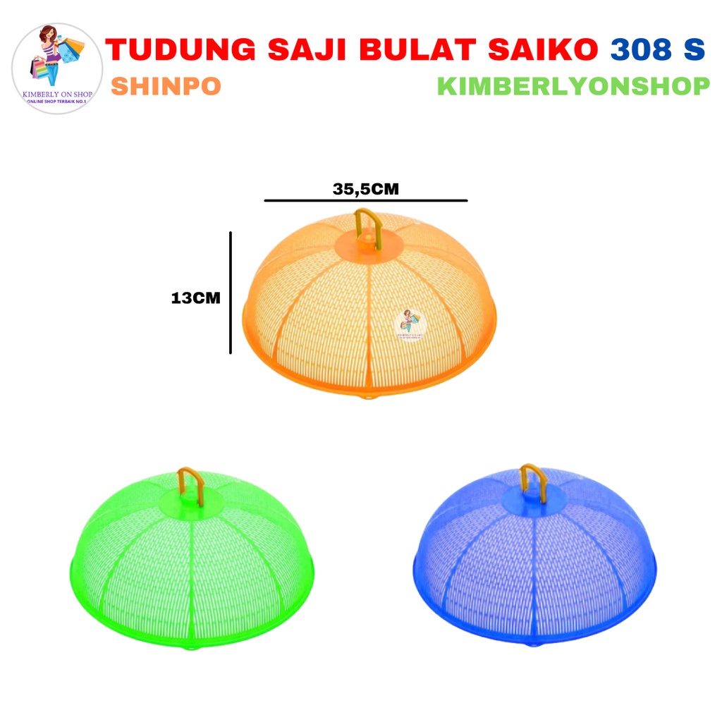 Tudung Saji Food Cover Tutup Makanan Saiko Bulat 308 S Shinpo