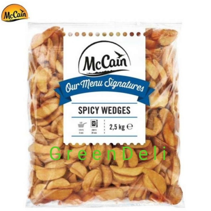 

McCain Fries Spicy Wedges / Kentang Goreng GOJEK GRAB
