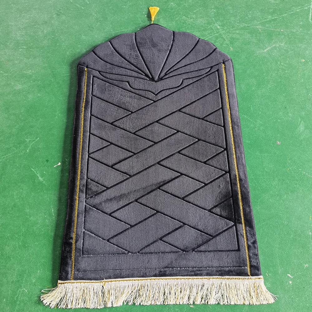 Sajadah Embos Timbul Garis Kubah Aesthetic Lembut Sajadah Unik Sajadah Hantaran Sajadah Lembut Anti Slip Soft Colour Lebaran Hari Raya Idul Fitri LLL