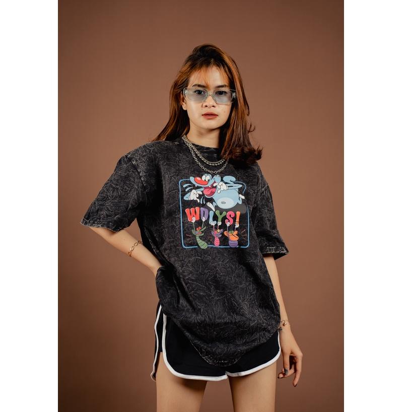 MURAH Woodlays Tshirt Oggy Washing Oversized