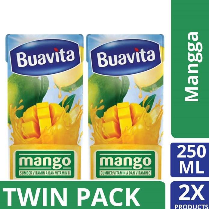 

Stok terbaru Buavita Mango 250 ml - Twin Pack