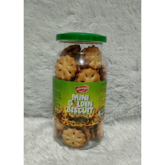 Naraya Golden Mini Biscuit w/Pineapple Jam/Biskut isi Selai Nenas Toples