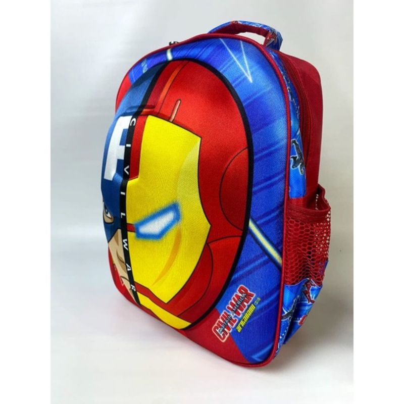 TAS KARAKTER IMPORT AVENGERS LAKI LAKI SEKOLAH SD