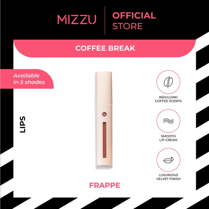 ✿ BISA COD✿ Mizzu Coffee Break Lip Cream Frappe