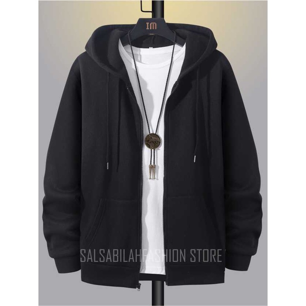 SWEATER HOODIE - Jaket Distro Zipper - Jaket Sweater Hoodie Resleting Pria POLOS