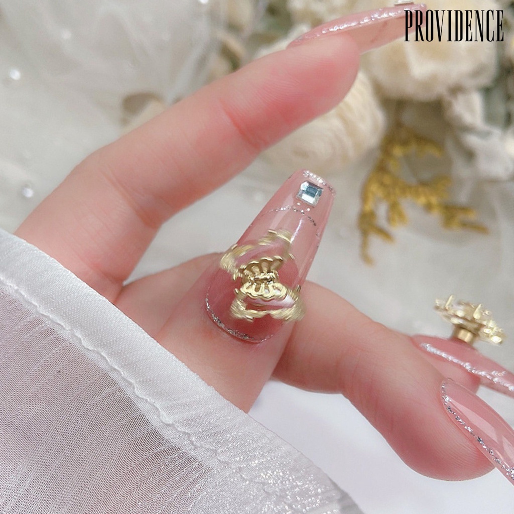 Providence Rotatable Shining Indah Dekorasi Kuku Kuku Nail Art Kristal Imitasi Kupu-Kupu Perhiasan Aksesori Kuku Supply