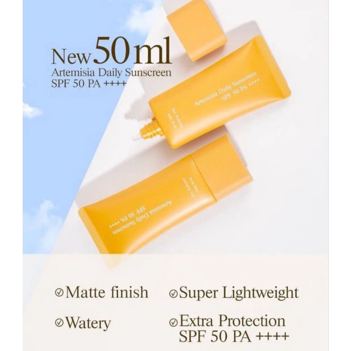 The Aubree Artemisia Daily Sunscreen SPF 50 PA ++++