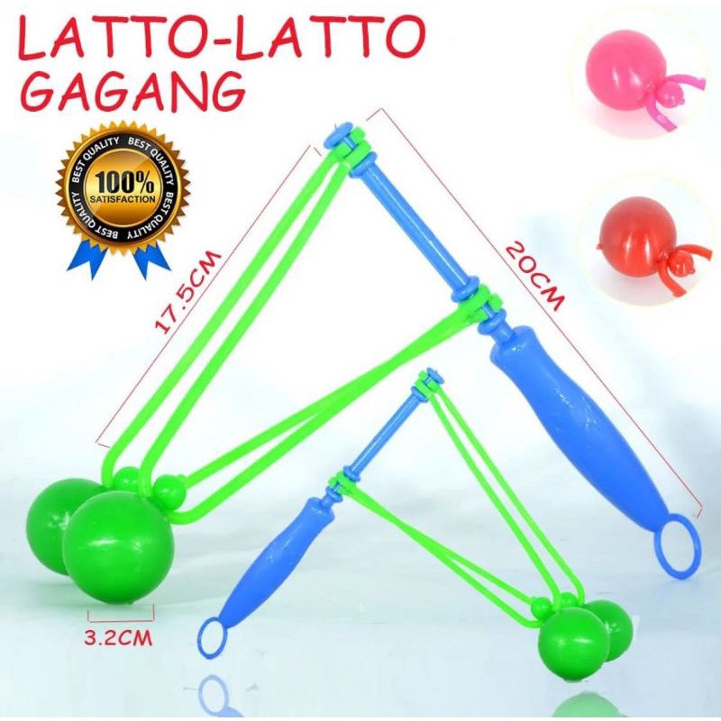 LATO LATO GAGANG MAINAN VIRAL/MAINAN JADUL BOLA ETEK ETEK/LATO-LATO GAGANG