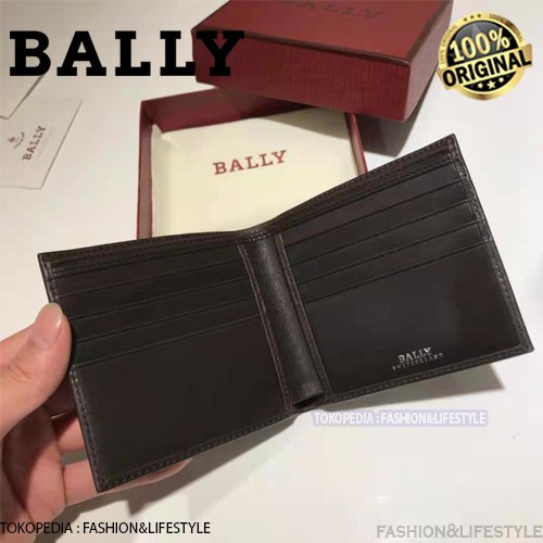 SALE -Bally Wallet Myie Bifold Men Wallet Black - ORIGINAL Bally 100%  3.1.23
