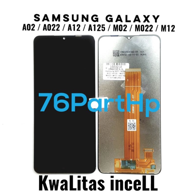 Lcd Touchscreen incell Samsung Galaxy A02 - A022 - A12 - A125 - M02 - M022 - M12