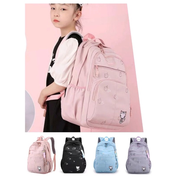 BISA COD Tas Ransel Sekolah Anak Perempuan SD SMP Motif