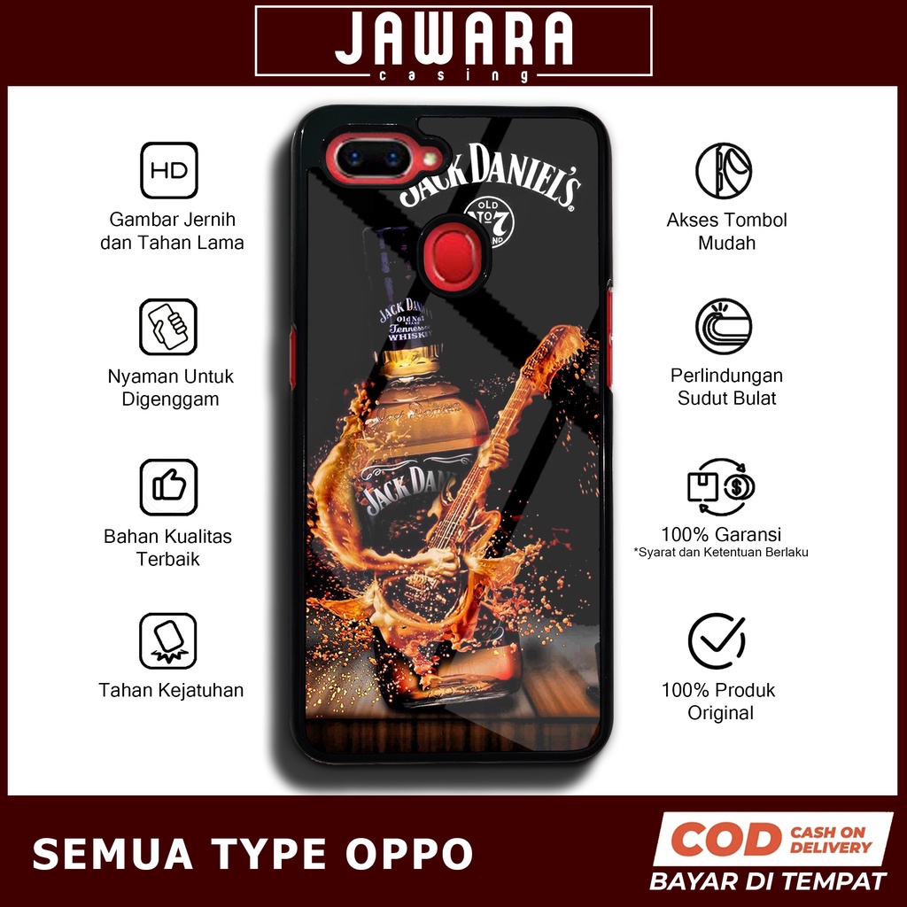 MAKMUR - Case Oppo A5S A7 A11K A12 Case Hp Oppo A5S A7 A11K A12 Premium Glossy Jawara Casing [JD01] 
