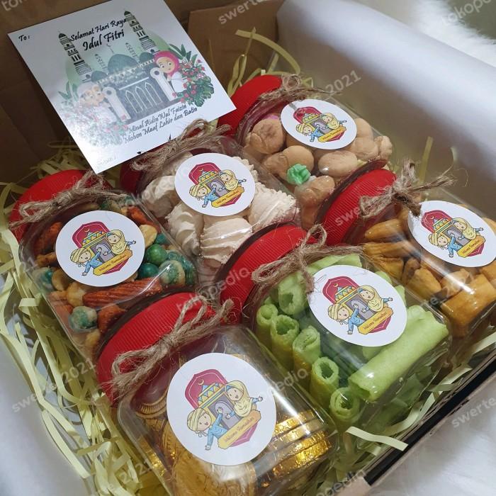 

Kado Box Gift Hampers Paket 6 Snack Hari Raya Imlek Lebaran Natal 096