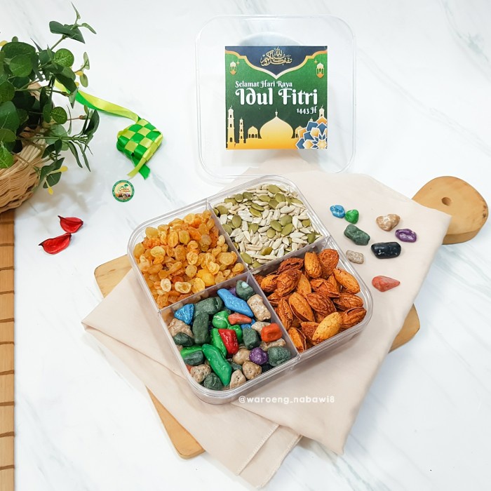 

Hampers Idul Fitri / Parcel Ramadhan / Paket Sekat 4 C (Mix Seed, Almo