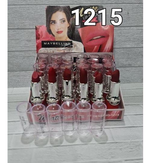 ✮ LUSINAN 12PCS LIPSTIK REVLON MAYBELINE HOLDMORNING NUDE ♚