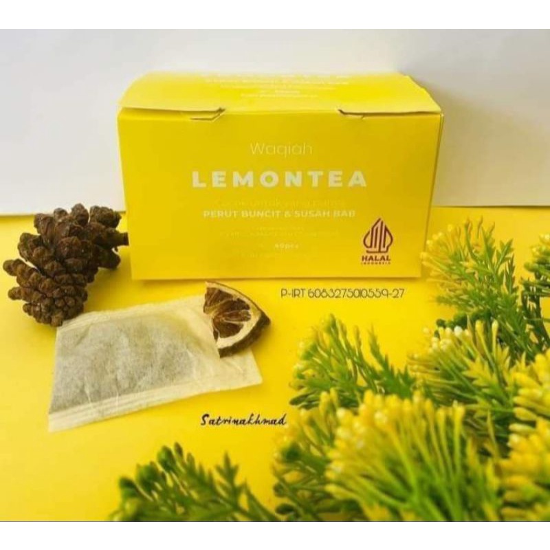 WAQIAH LEMONTEA ORIGINAL 100% / PEMBAKAR LEMAK (