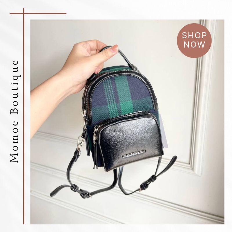 Tas Ransel Mini Wanita Import CK Charles Mini Backpack
