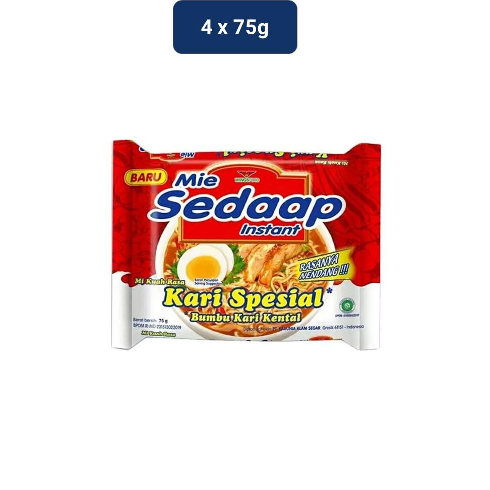 

A98 Mie Sedaap Mi Instan Kari Spesial 4 x 75 gr PRODUK TREND ヶ